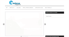 Desktop Screenshot of meniscusmagazine.com